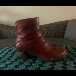 Art Company Spanish Genuine Leather Boots Sz39–Burgundy